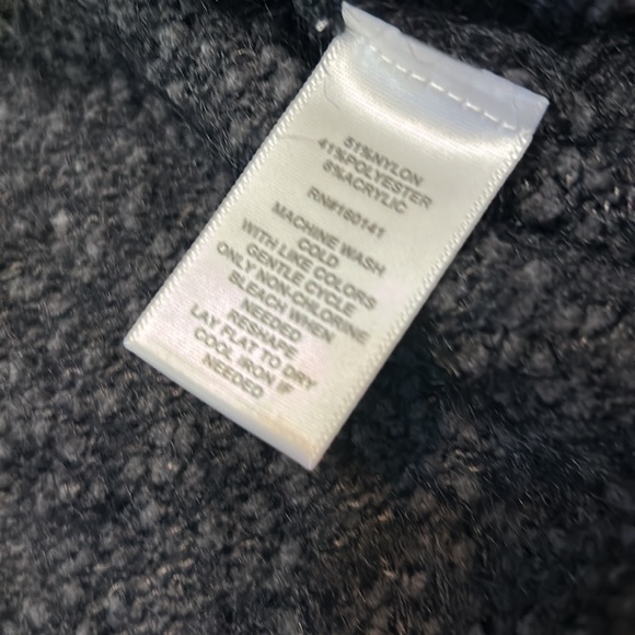 NWT FRYE XL boho funky cropped knit sweater with gorgeous accents! - Picture 6 of 13